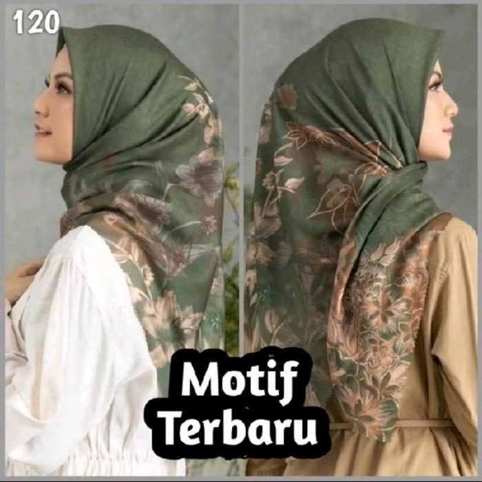 Sohib Hijab 2- Hijab Segiempat Bahan Voal Motif Terbaru Denay KW Jilbab Segiempat Bahan Voal Motif K