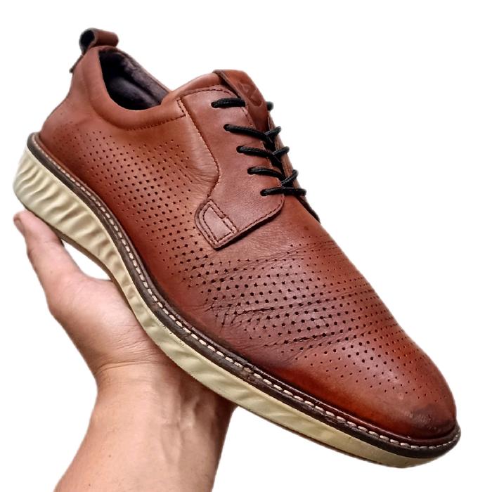 ECCO ST.1 HYBRID OXFORD BROWN LEATHER