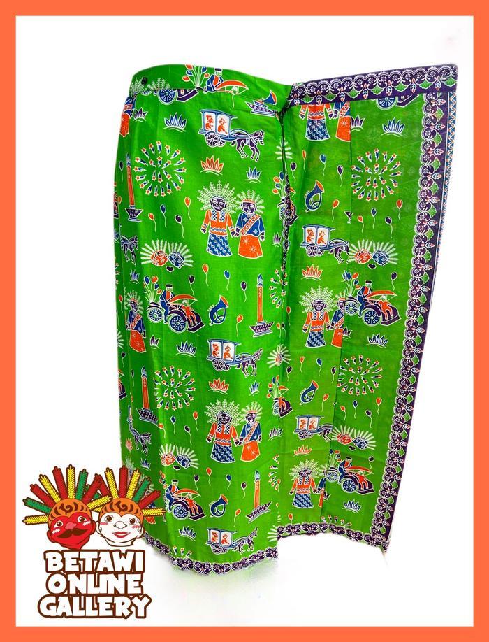 Rok Batik Betawi Motif Ondel - Ondel / Rok Tumpal Batik Betawi / Rok Batik Panjang Wanita