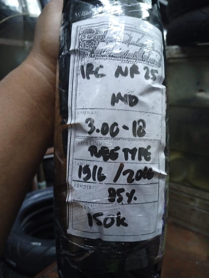 BAN COPOTAN IRC NR 25 RING 18 UKURAN 3.00-18 RX KING KODE1916