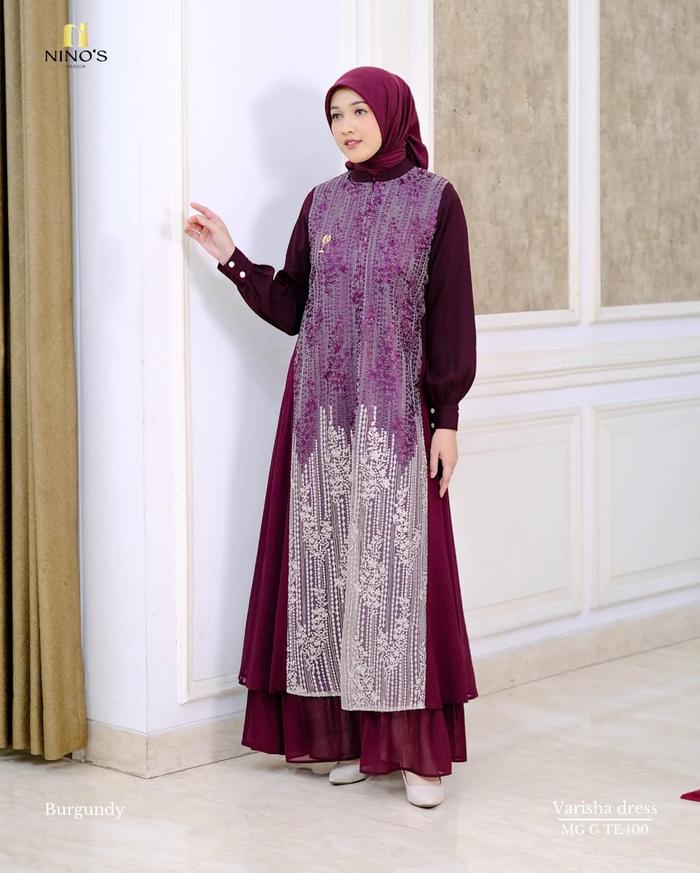 Ninos - Ninos Varisha dress /Gamis Ninos Premium / Dress Ninos Original