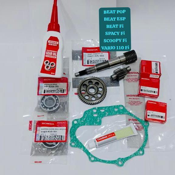 GIGI GIR RASIO CVT BEAT Fi ESP SPACY VARIO 110 Fi SCOOPY Fi KZL LAHER
