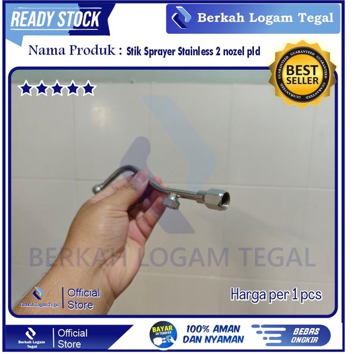 Stik Sprayer Stainles 2 Nozzle / 2 mata MSA / Stik Sprayer Pld