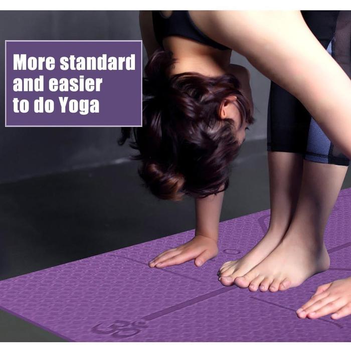Matras Yoga Mat Karpet Yoga Anti Slip TPE 183x61cm - PROlite 60