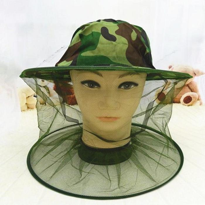 Topi Mancing Jepang Jaring Anti Nyamuk Fishing Hat Camouflage /Topi Jaring Mancing Jaring Anti Nyamu