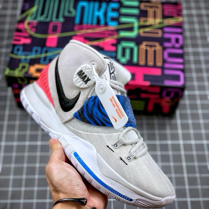 Sepatu Kyrie 6 Vast Grey White