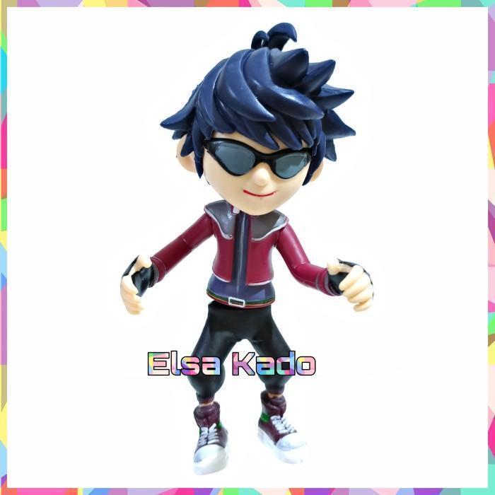 Action Figure Boboiboy Set Mainan topper Cake Halilintar Tanah Angin - FANG