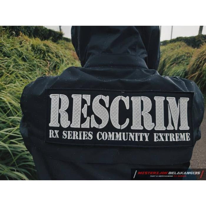 Jaket Rescrim Rx King Taslan Waterproof Bordiran