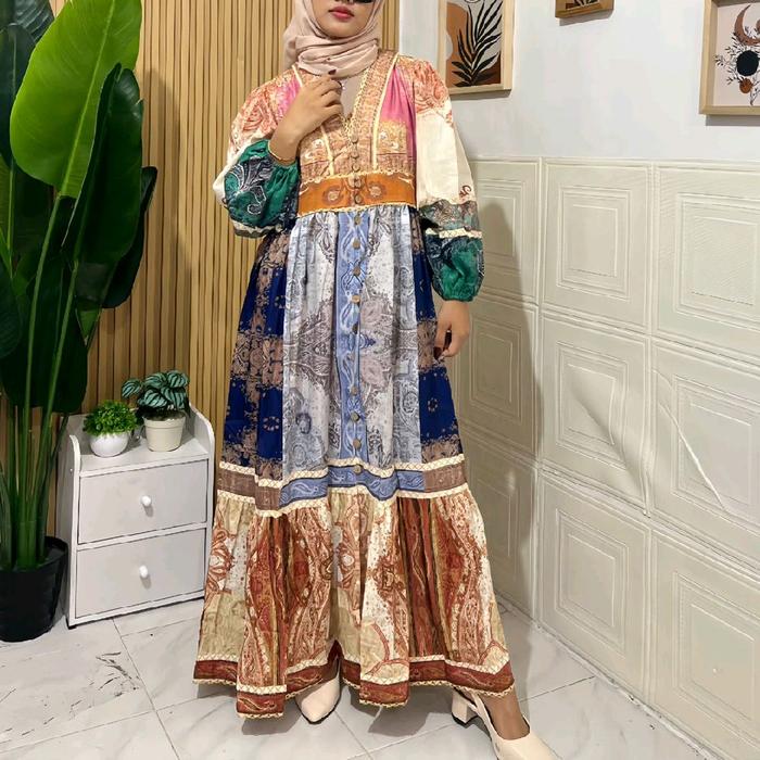 Dress Zimerman Premium Import Wanita Katun
