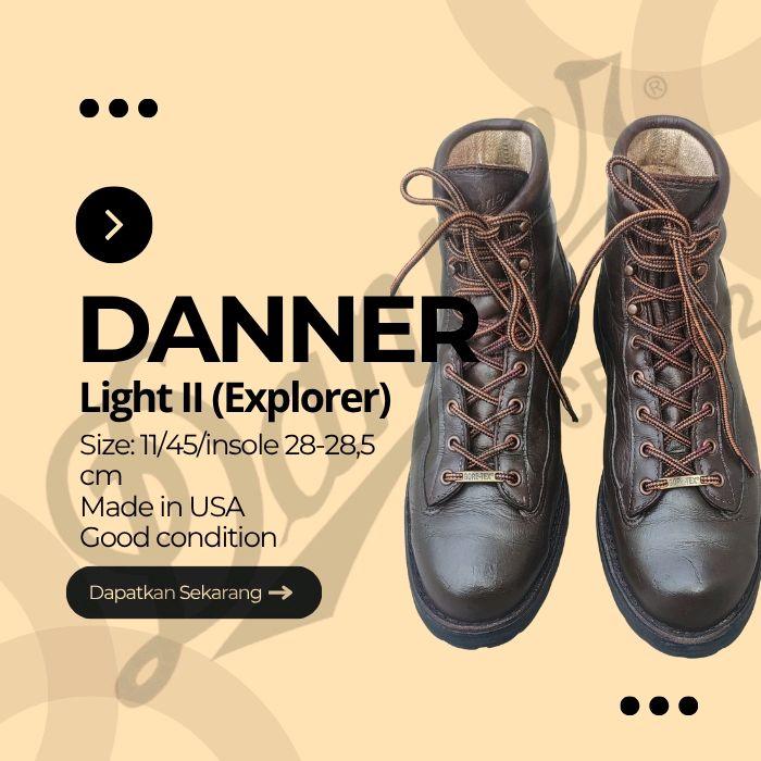 Danner Light II All Leather Brown (disebut juga Danner Explorer)