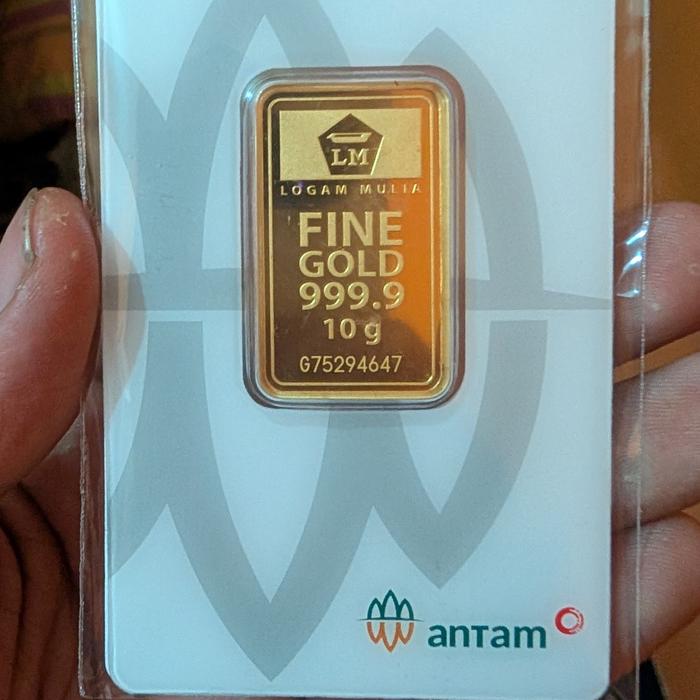 Emas Antam 10 Gram Emas Logam Mulia Antam 10 Gram LM Antam 10 Gram