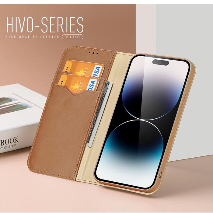 Dux Ducis Hivo Flip Leather Wallet Case iPhone iPhone 16 Pro Max iPhone 14 Pro Max iPhone 14 Case iP