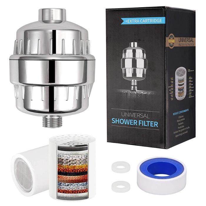 High Output Shower Water Filter Replacement Hard Water Filter Water Softener F1FB