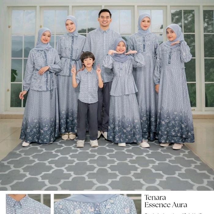 [LIMITED STOK]Sarimbit Seply Tenara Essence Aura 2026 Tenara Essence Aura  Terbaru Muslim / Sarimbit