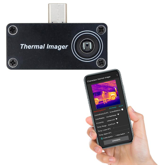 Type-C Thermal Imaging Camera -20~1000°C 32*32 Pixels Infrared Thermal Imager APP Control Thermal Ca