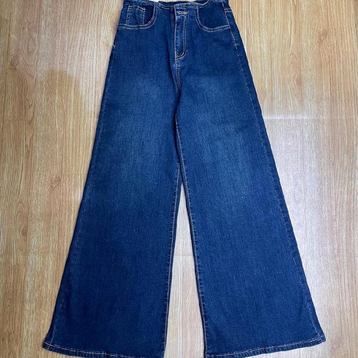 kulot jeans MISS LORA kode 9242  Warna navy wanita