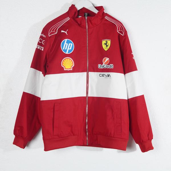 Jaket PUMA X FERRARI 2025 TEAM VINTAGE RED ZIP JACKET 100% ORIGINAL