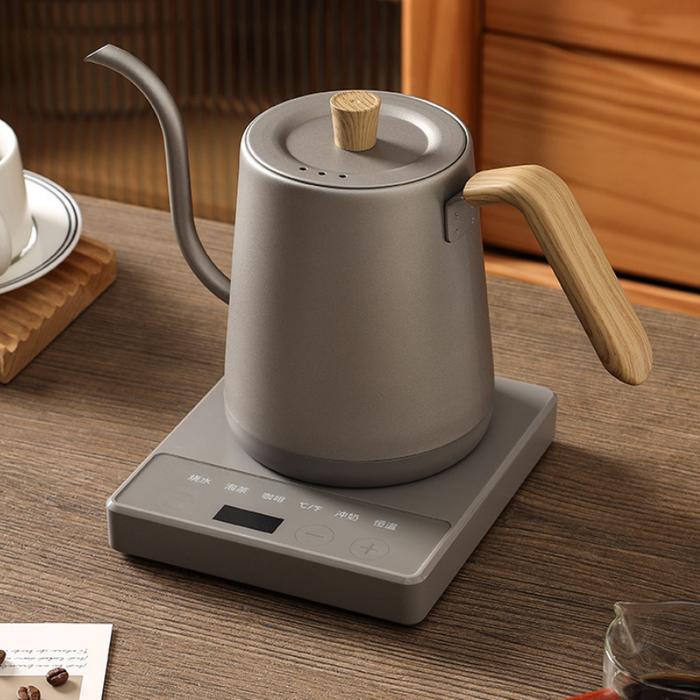 Teko kopi elektrik, teko kopi elektrik 110V/220V leher angsa, panci