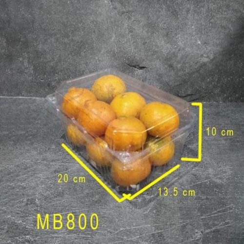READY Kotak Mika Buah 1 Kg MB800 per 25 pc Anggur Jeruk Jambu