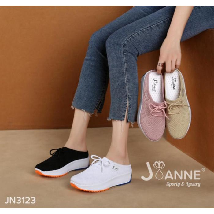 [JOANNE] Sepatu Casual Slop Sneakers Shoes JN3123
