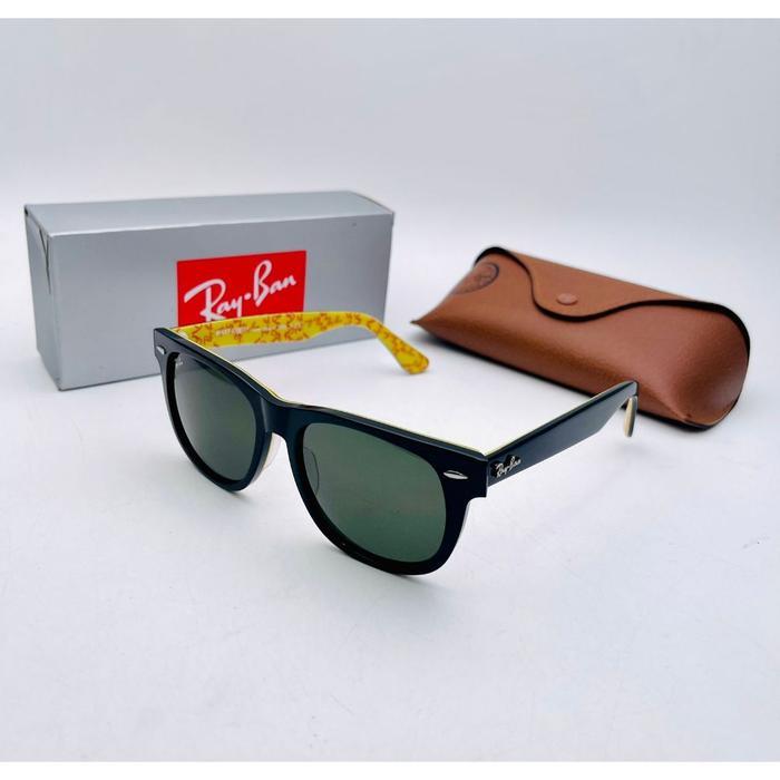 TWO_ONE.ID | New!!! Sunglasses Fashion RB Wayfarer 2140 Size M Kacamata Hitam Pria Wanita Frame Moti