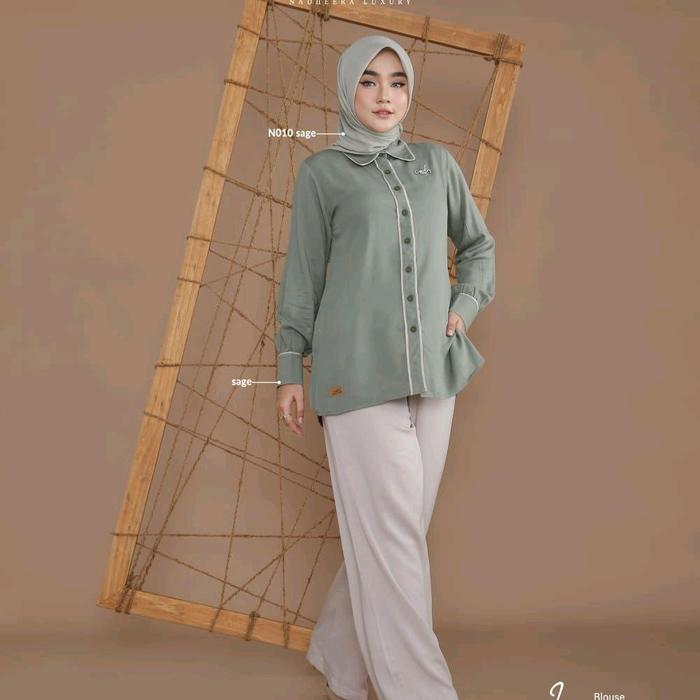 Indee Blouse kekinian by nadheera luxury
