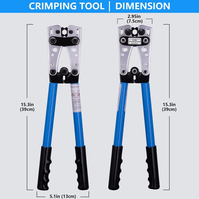 Terlaris, Lug Crimping Plier Heavy Duty Electrician Wire Crimping
