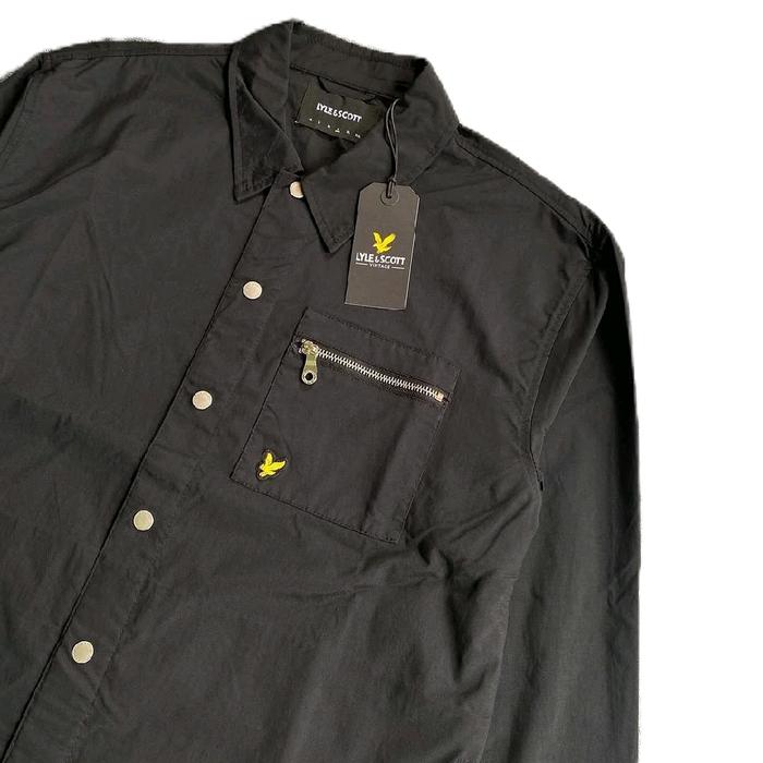 Jaket overshit black Unisex Lyle & Scott original