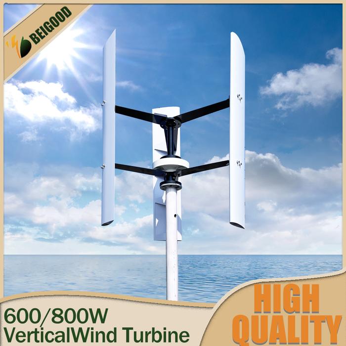 Vertical Wind Turbine Generator 800w 1000w 12v 24v 48v With