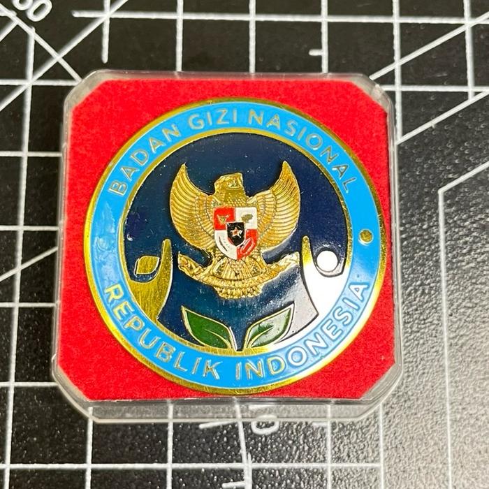 pin lencana timbul BGN(Badan gizi nasional)