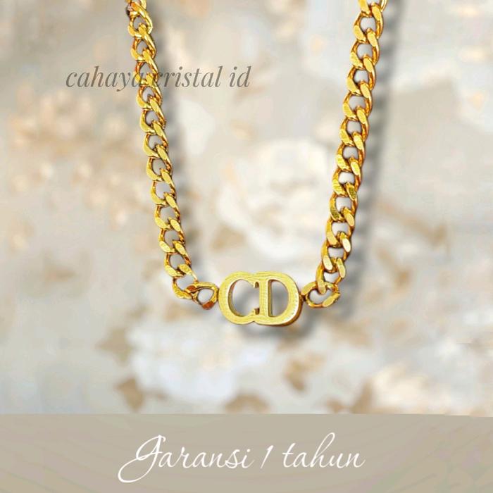 Kalung Rantai CD | Bahan Original Titanium Bukan Yang Campuran | Kalung Anti Karat & Tidak Bikin Ale