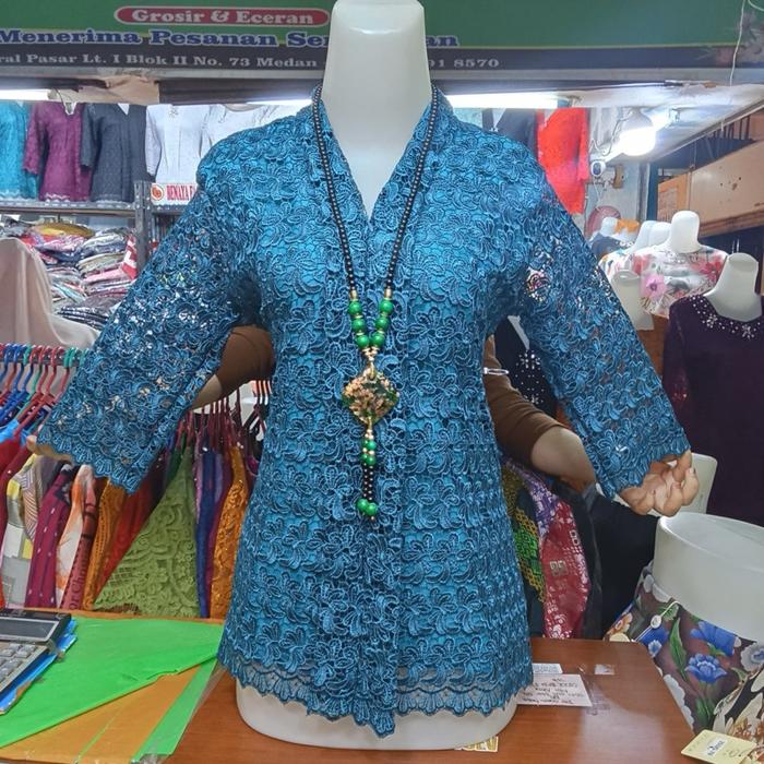Blus wanita  brokat  hoki