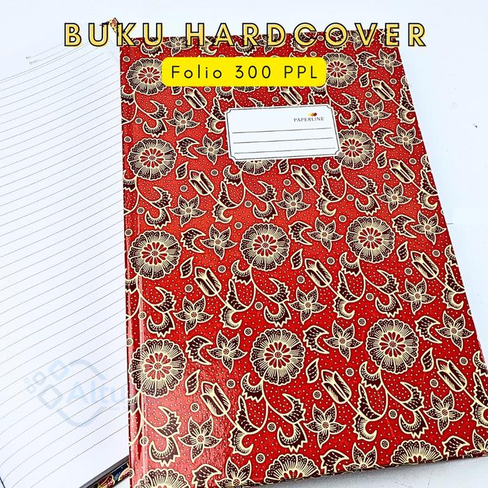 Buku Tulis Hard Cover Folio Paperline 300 Lembar /  Hard Cover Ppl 300 Folio