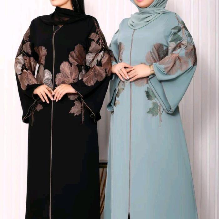 Abaya Hareer mesir warna blue