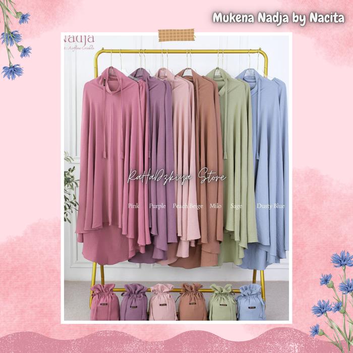 Mukena Airflow Crinkle Nadja Series by Nacita - Muslim Dewasa