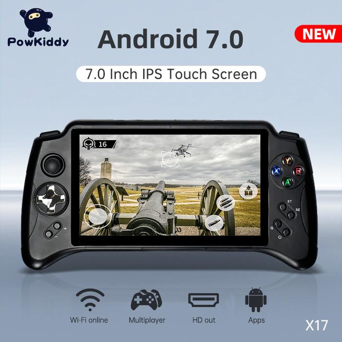 Powkiddy X17 Portable WiFi Game Console 7.0 Handheld Joystick Classic