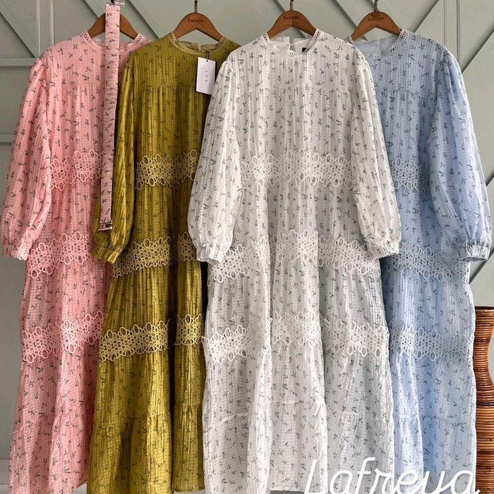 gamis midi dress skylar by LFY