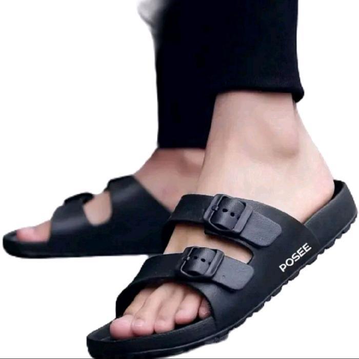 Sandal Slip-On Posee Pria Wanita Dewasa Unisex Nyaman Casual Harian untuk Rumah dan Pantai