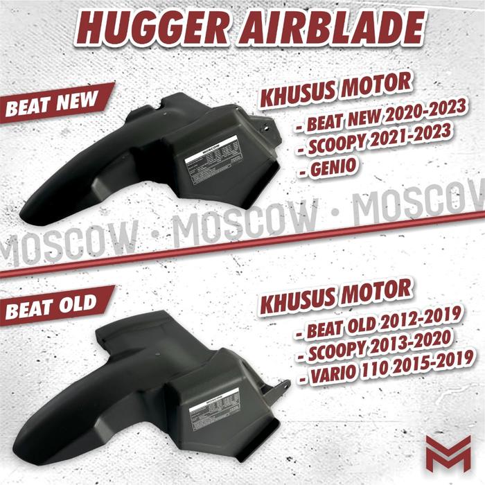 HUGGER SPAKBOR KOLONG BEAT NEW 2020 - 2023 / SCOOPY NEW 2021 - 2023 / GENIO / HUGER AIRBLADE BEAT FI