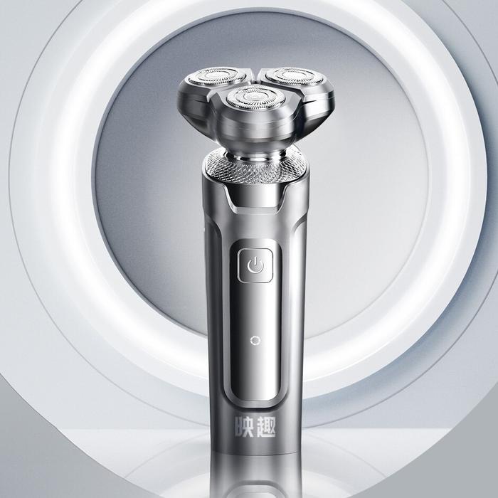 ENCHEN X2 Pencukur Listrik Rotary 3 Kepala Perak - Isi Ulang USB-C