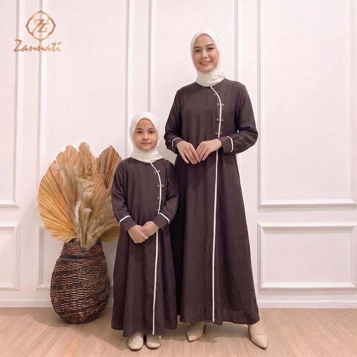 Zannati Gamis Cheongsam Terbaru Couple Ibu & Anak Tanggung