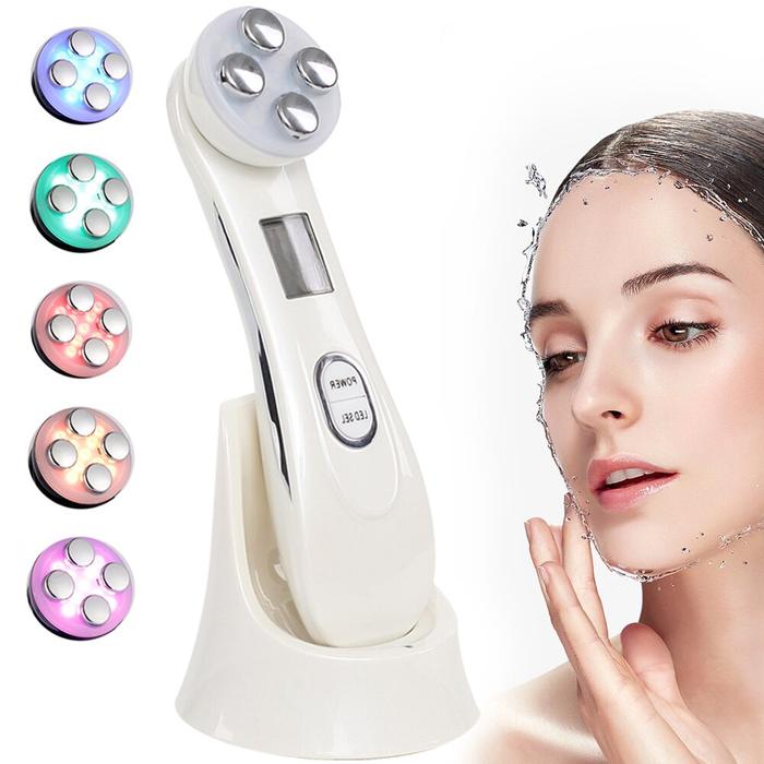 Facial Mesotherapy Electroporation RF Radio Frequency LED Photon Face