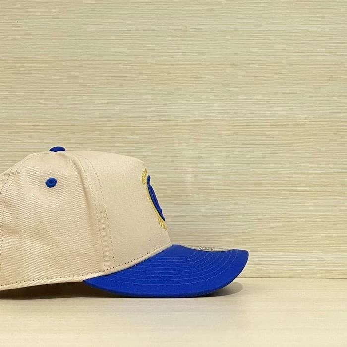 TOPI BASEBALL CREAM BIRU BORDIR GWS