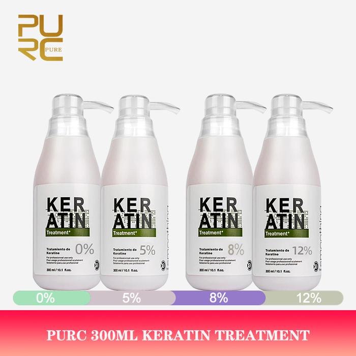 PURC Brazilian Keratin Hair Treatment Smoothing Frizzy Hair