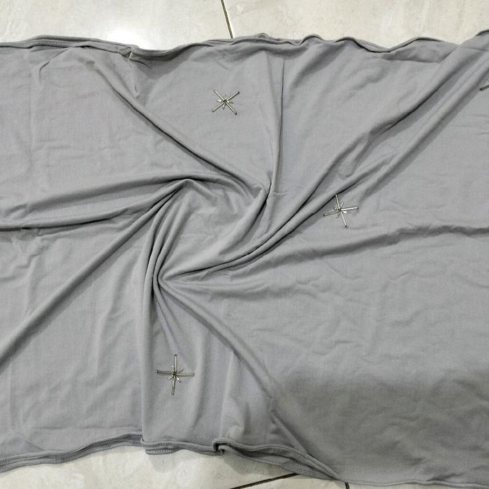 pashmina payet bahan kaos payet ori jepang