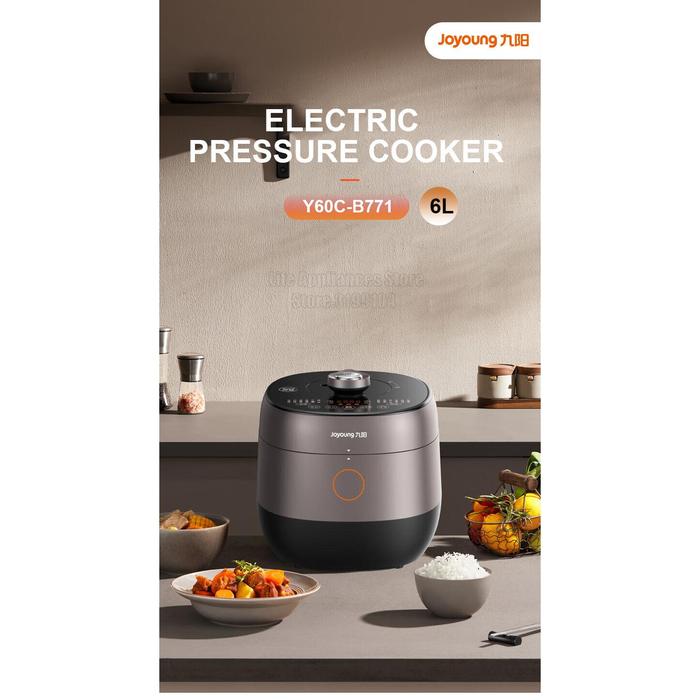 Joyoung B771 Panci Masak Nasi 2 Baris 6L Panci Masak Nasi Cepat 1000W