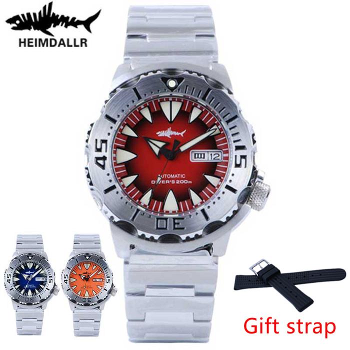 Heimdallr Sharkey Monster V2 Diver Watch NH36A 200M Sapphire crystal