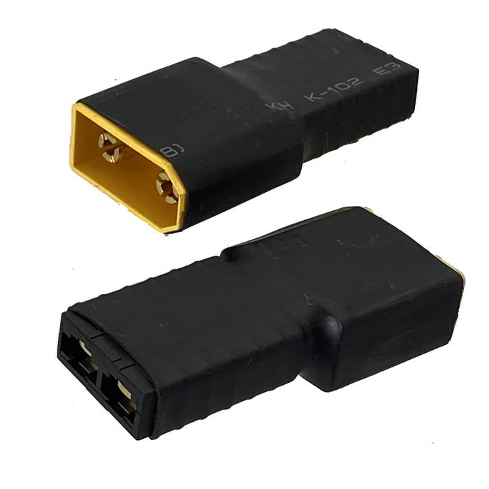 1pcs XT90 XT-90 Male to TRX Traxxas Female Connector Adapter For