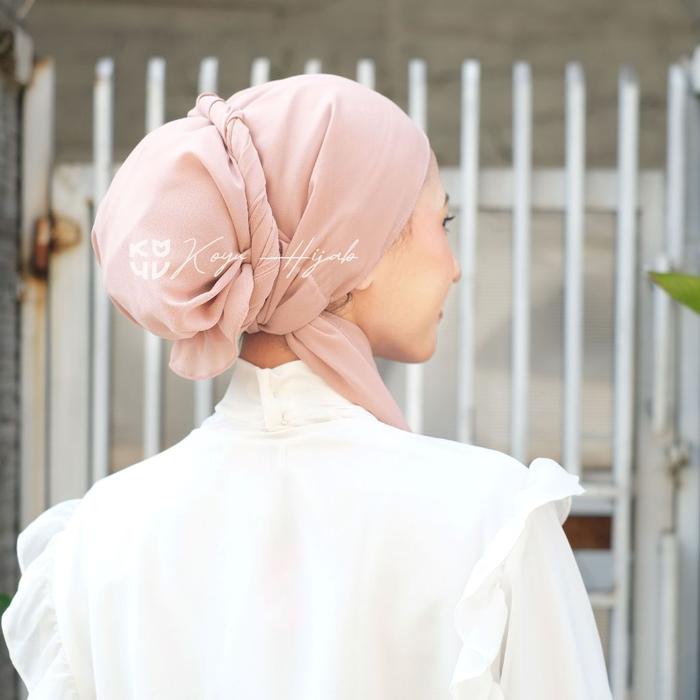 Koyu Hijab Turban Instant / Pasmina Instant Turban