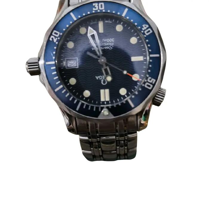 Omega Jam Tangan Seamaster Pro 300m Quartz Mesin Aman Akurasi Unggul Kondisi Baik